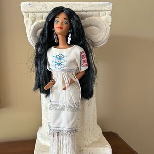 1992 Native American Barbie from Dolls of the World Collection.